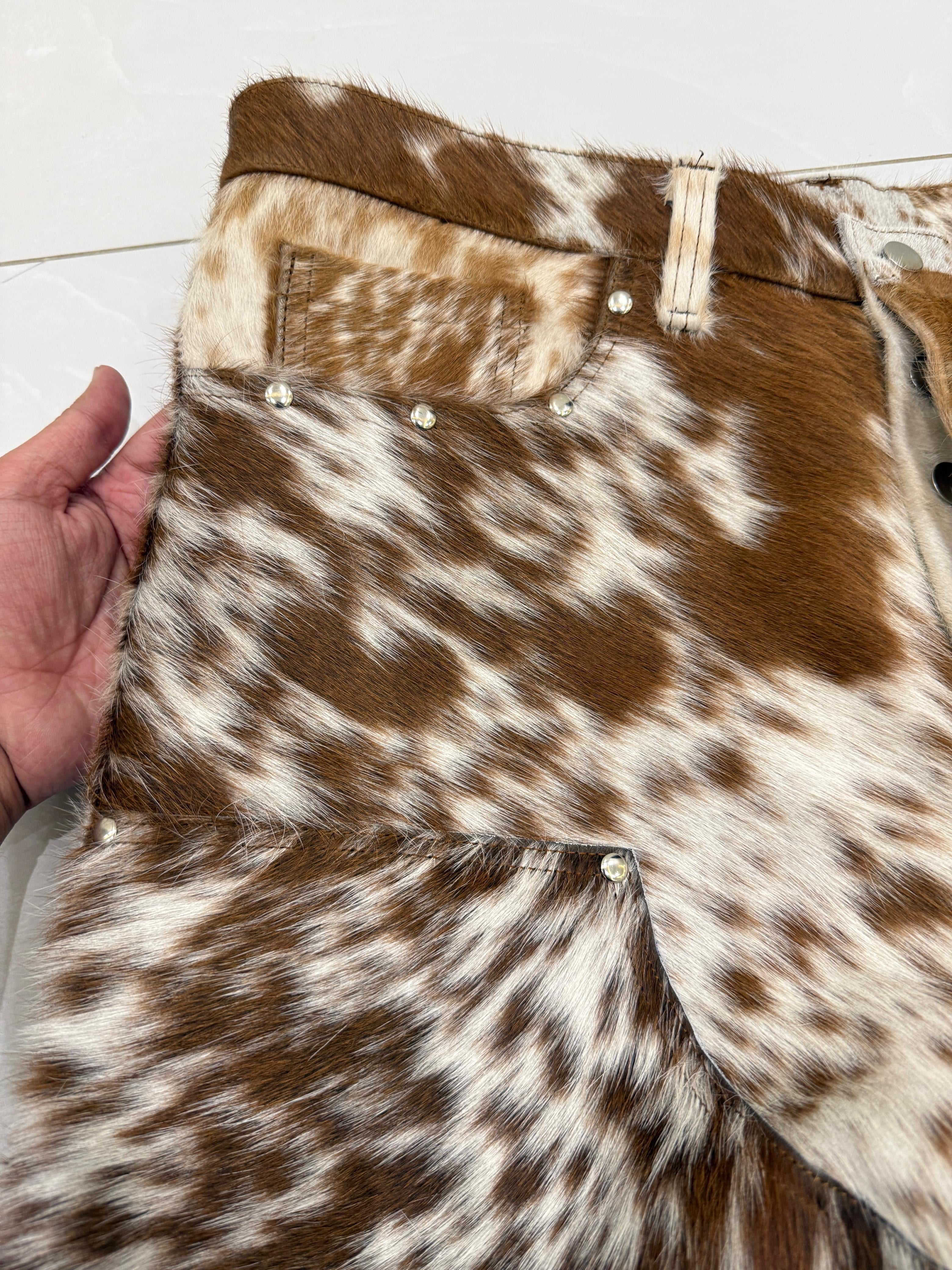 PRE-ORDER OMERTÀ COWHIDE SHORTS