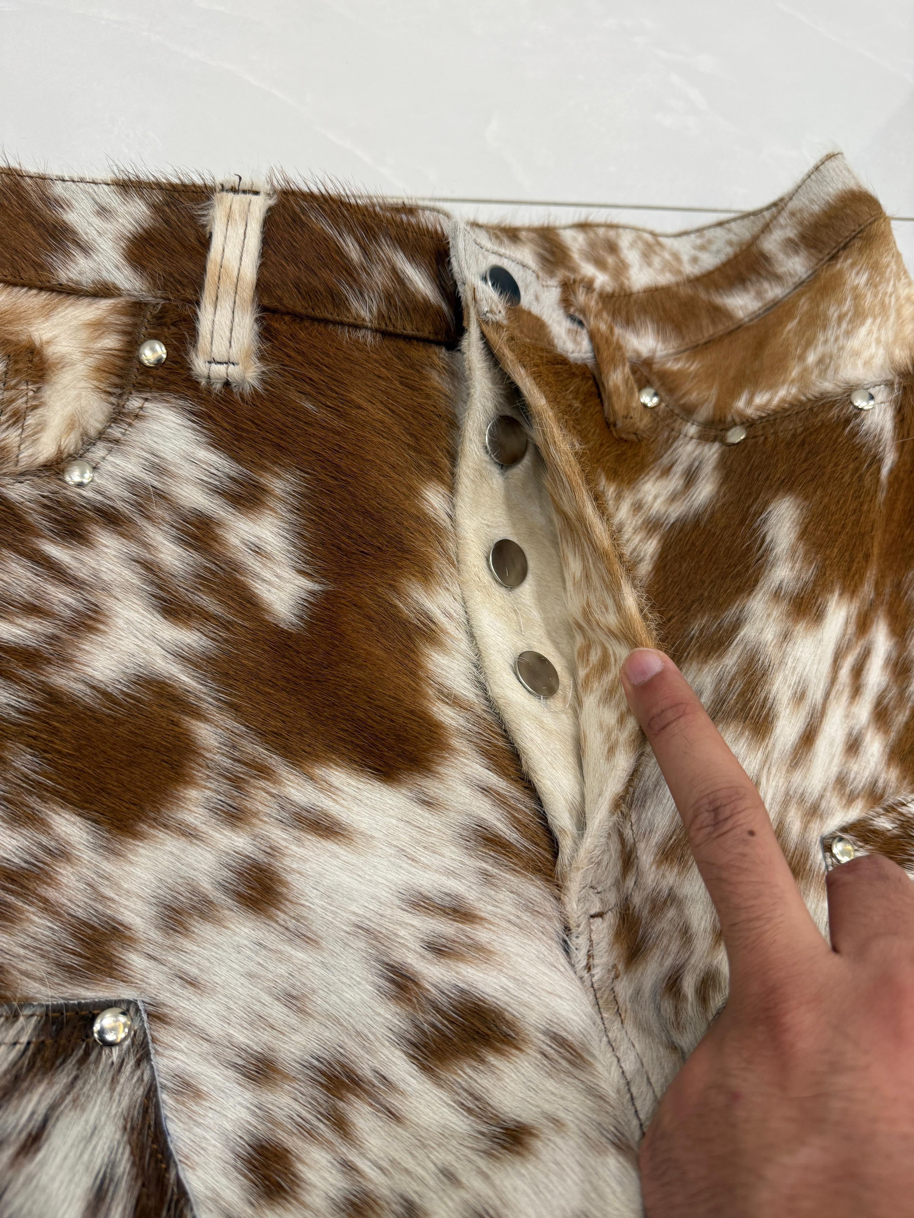 PRE-ORDER OMERTÀ COWHIDE SHORTS