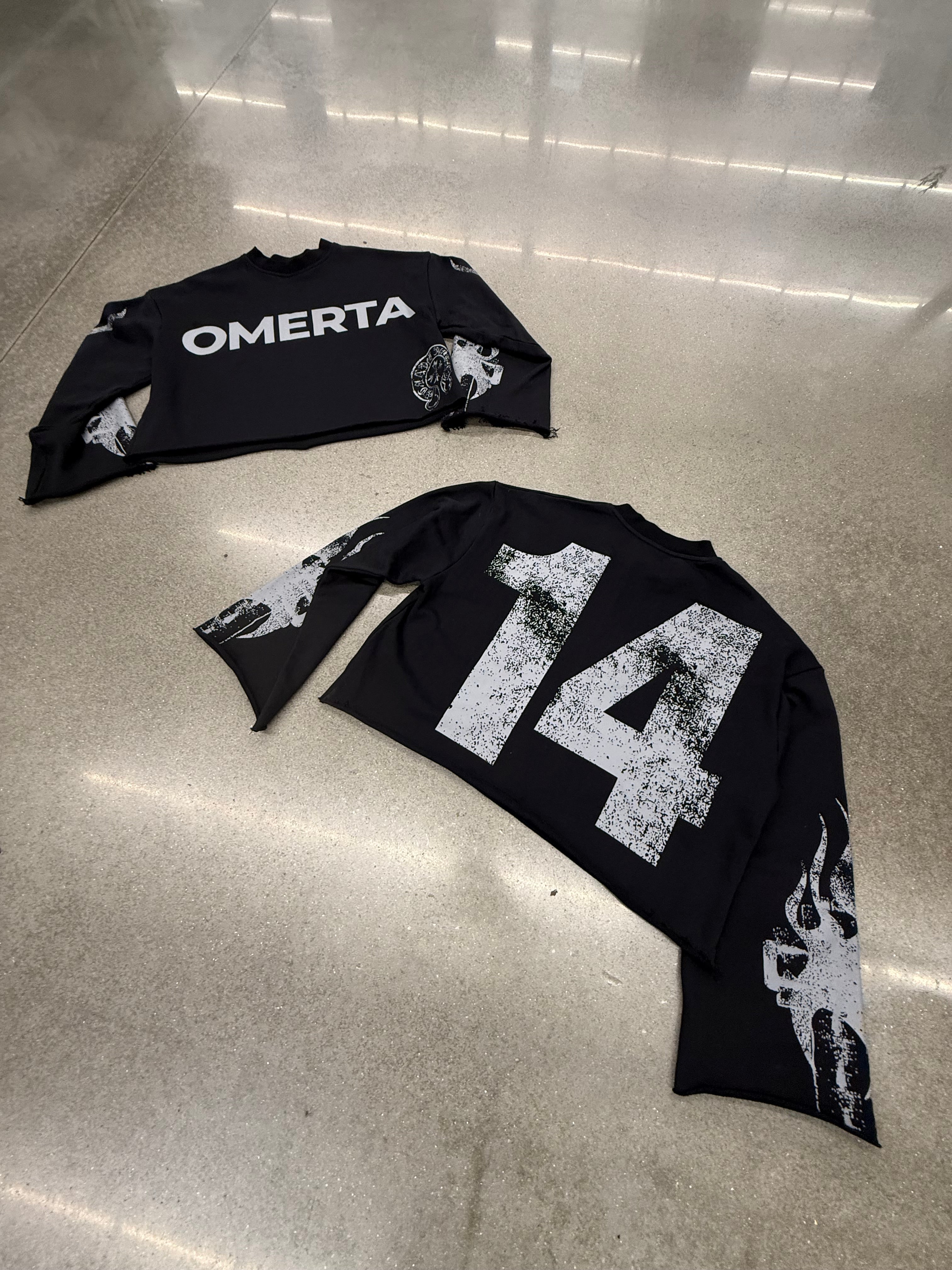OMERTÀ CODE OF 14. Long Sleeve